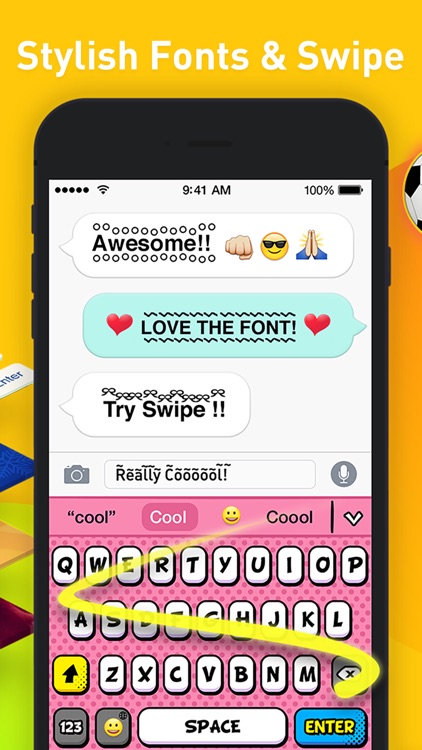RainbowKey - Color keyboard themes, fonts & GIF screenshot-3