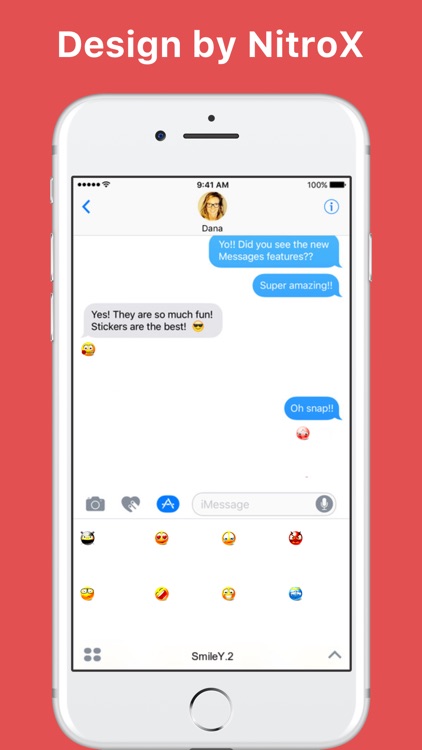 smileY.2 stickers by NitroX for iMessage