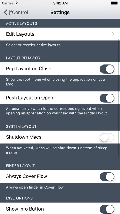 jfControl Lite - Allround Remote Control screenshot-3