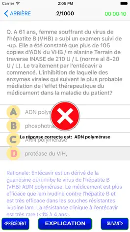 Game screenshot Questions sur le questionnaire sur la pharmacologi apk
