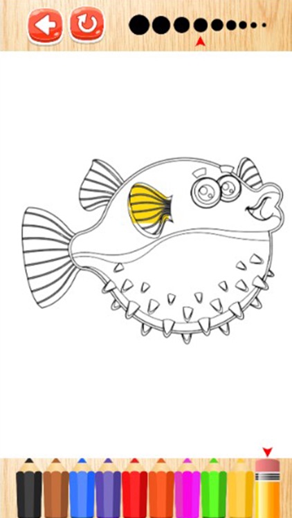 Sea Animals Coloring Game for Kids by Nuntana Siponduan