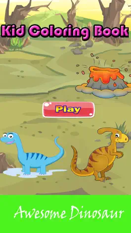 Game screenshot Dinosaur Kid Coloring Book 2 -Relaxing your stress mod apk