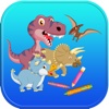 Coloring Book Dinosaurs for kids