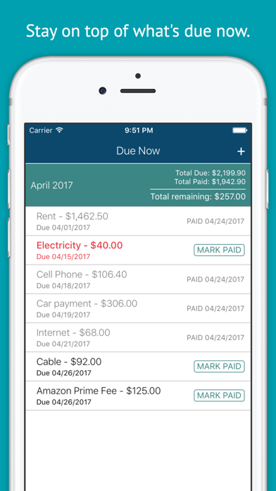 How to cancel & delete Bill List: Simple Bill Manager from iphone & ipad 1