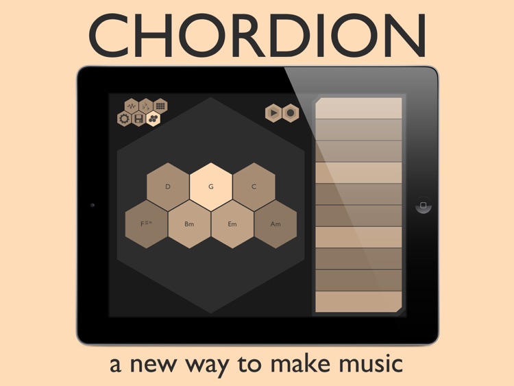 Chordion : Musical Instrument & MIDI Controller