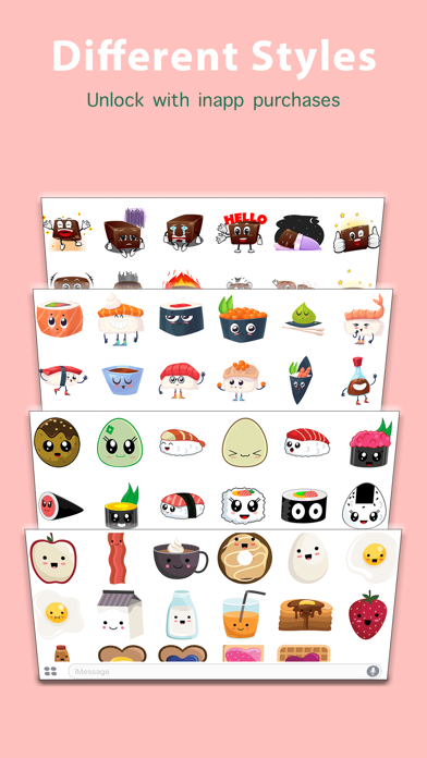 How to cancel & delete Kawaii Food Sticker from iphone & ipad 4