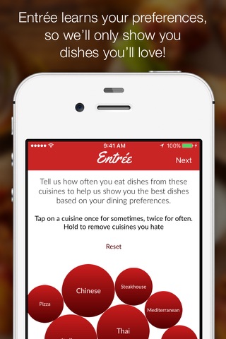 Entrée - Decide your next meal screenshot 4