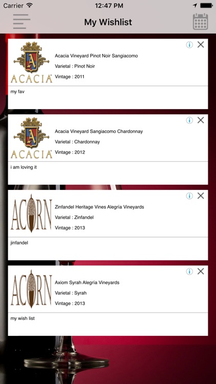 Vyhnes Winery Wine Tasting Guide screenshot-3