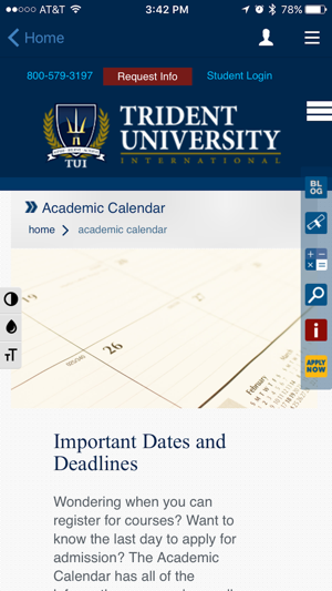 Trident University Mobile App(圖4)-速報App