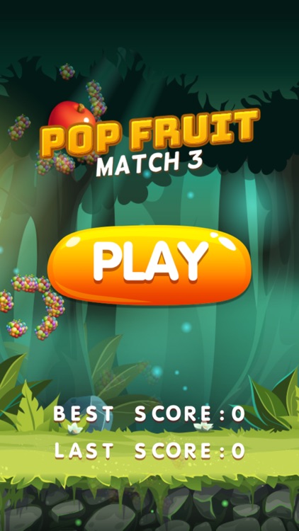 Pop fruit match 3 puzzle game