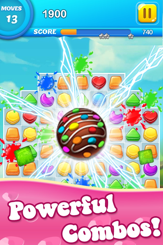 Pastry Mania Star - Candy Match 3 Puzzle screenshot 2