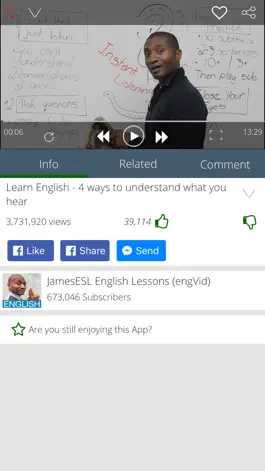 Game screenshot Learning English with James ESL EngVid 2017 hack