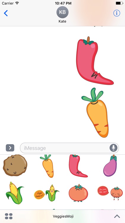 VeggiesMoji - Stickers for Vegans