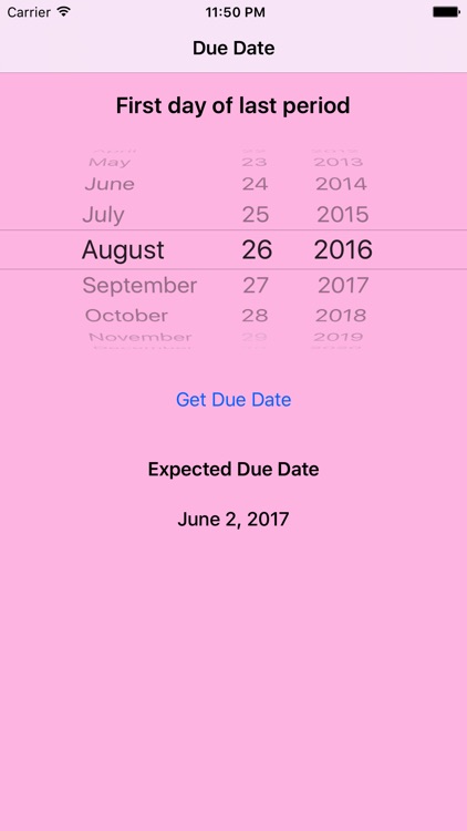 Due Date Calculator - Pregnancy Calendar Tracker