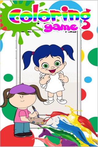 Draw Page Game Little Girls Version screenshot 2