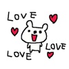 Cute LOVE Bear Sticker Set 2