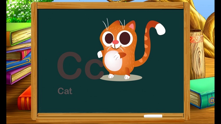 ABC Kids Games Words - Cat Animal First Steps Draw screenshot-3