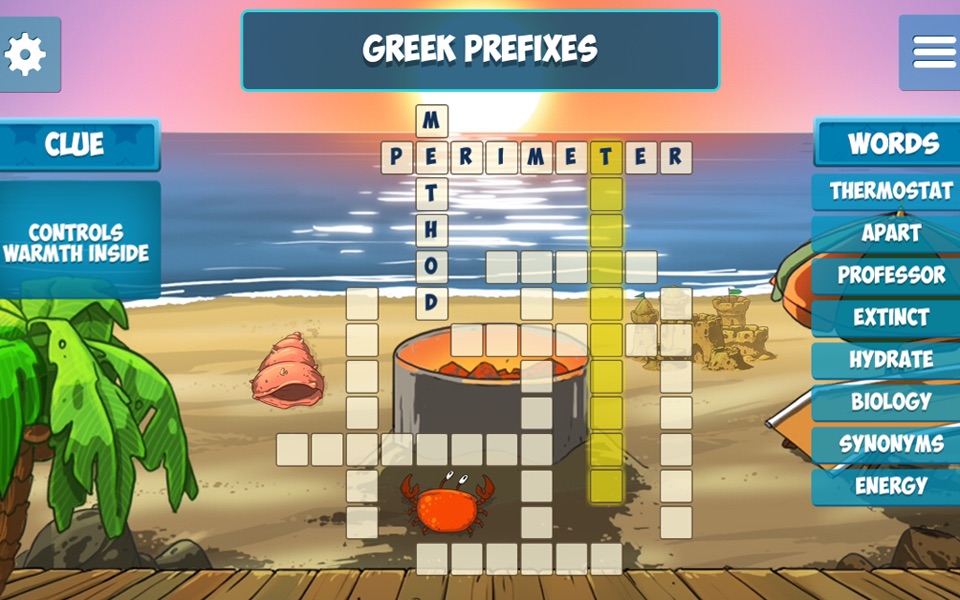 Island Crossword Puzzle Fun screenshot 3
