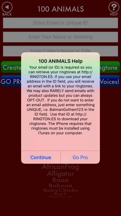 100ANIMALS + RINGTONES Animal Ring Tone Sounds