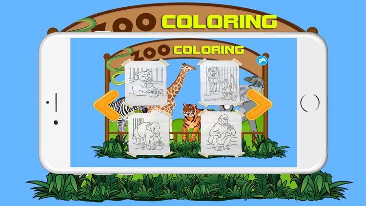 Zoo Animal Coloring BookPages For Kids screenshot-3