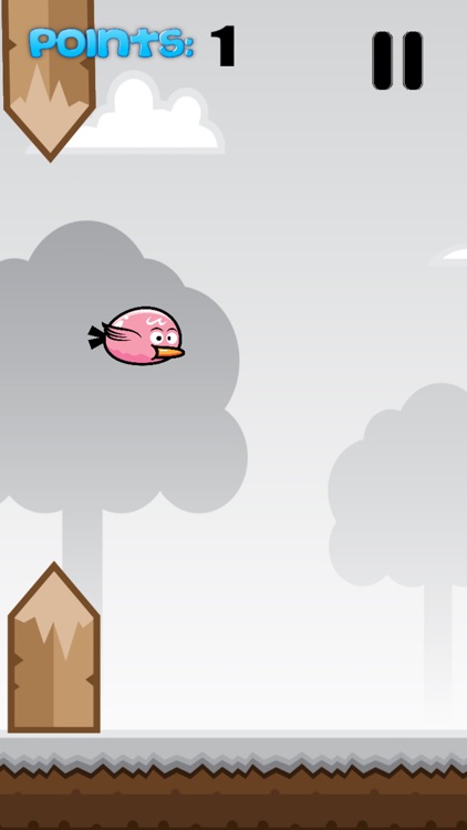 Bouncy Bird - pink bird screenshot-3