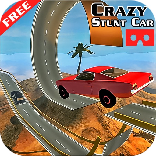 VR Crazy Stunt Car Racer-2017 Free iOS App