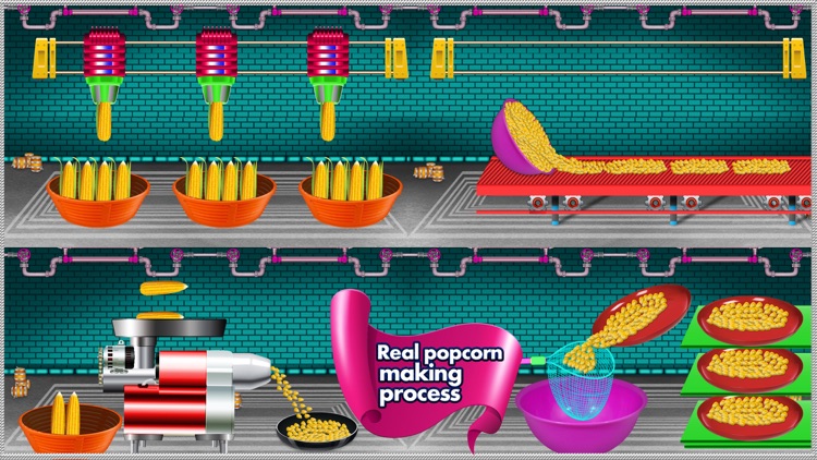 Cheese Popcorn Factory - Easy Cooking Games