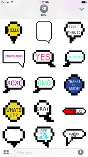 Animated Pixel Messages Stickers(圖5)-速報App