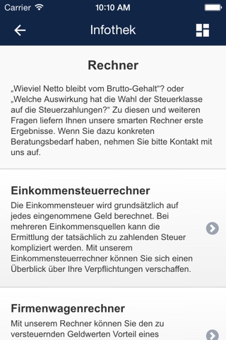 Horst und Hufer Stb screenshot 2