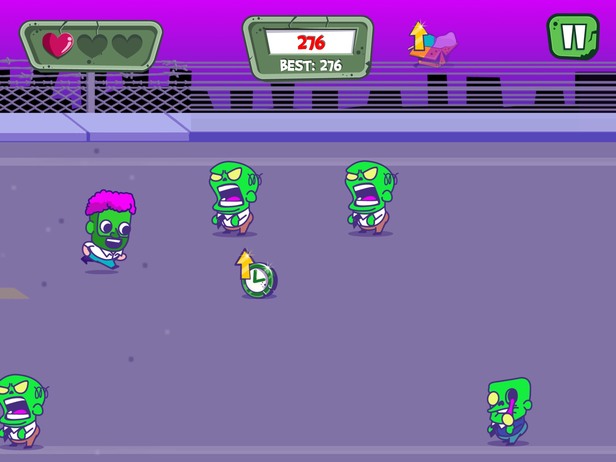 Crossy Zombie - Get Out of The City screenshot 2