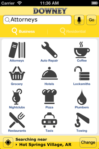 Downey Yellow Pages screenshot 2