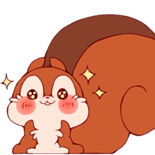 Cute Squirrel Stickers icon