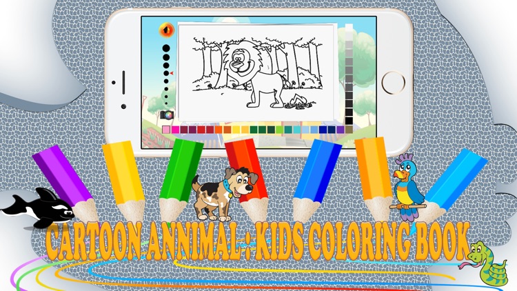 Cartoon Annimal : Drawing Games For Kids screenshot-4