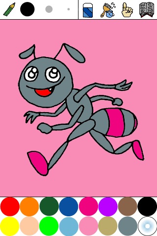 Insect Coloring for Kids : iPhone edition screenshot 3