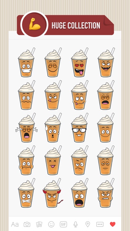 CoffeeMoji - coffee stickers & emoji keyboard app