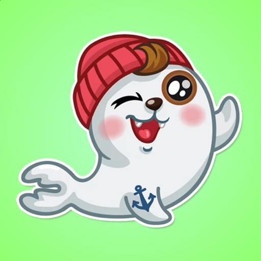 Super Little Seal Stickers icon