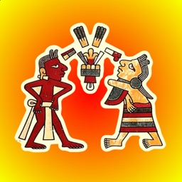 Aztecs Painting Stickers
