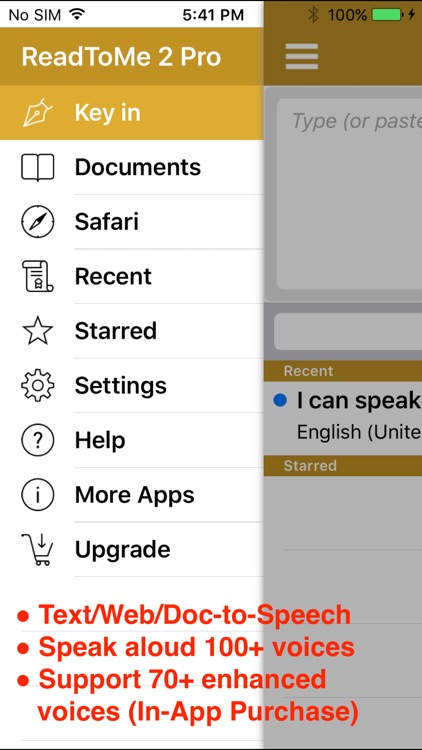 ReadToMe 2 (Text-to-Speech) screenshot-0