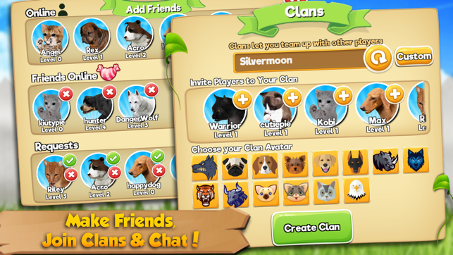 Cat & Dog Online: Multiplayer Kitten & Puppy Sim(圖3)-速報App