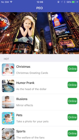 PEO - Photo Effects Online(圖1)-速報App