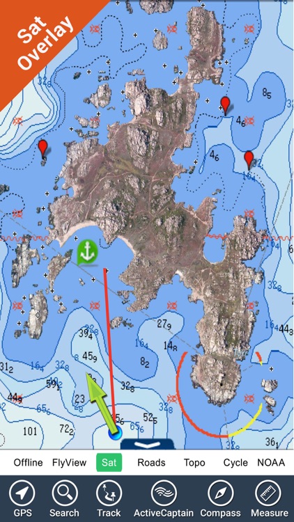 Boating French Riviera GPS HD nautical map fishing