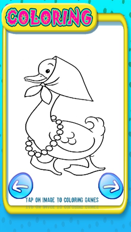 Little Goose Coloring Page For Kids And Preschool