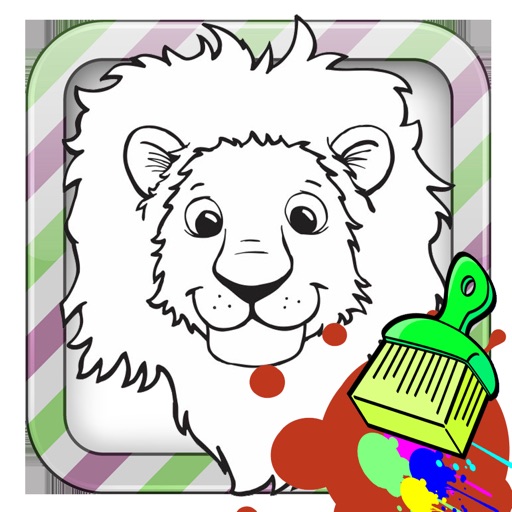 Animals Colorings Book for Children and Kids Icon
