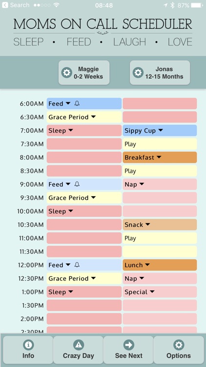 Moms On Call Scheduler screenshot-0