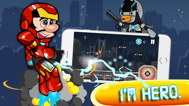 Mr Iron Jet : fast runner man hero(圖1)-速報App