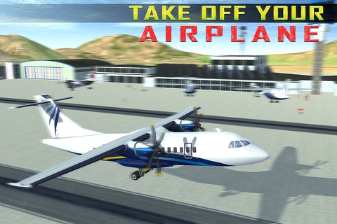 Pilot Airplane Landing 3D! City Airport Flight Sim screenshot 3