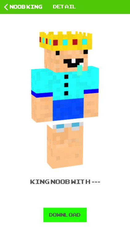 Noob Skin For Minecraft PE - 2017