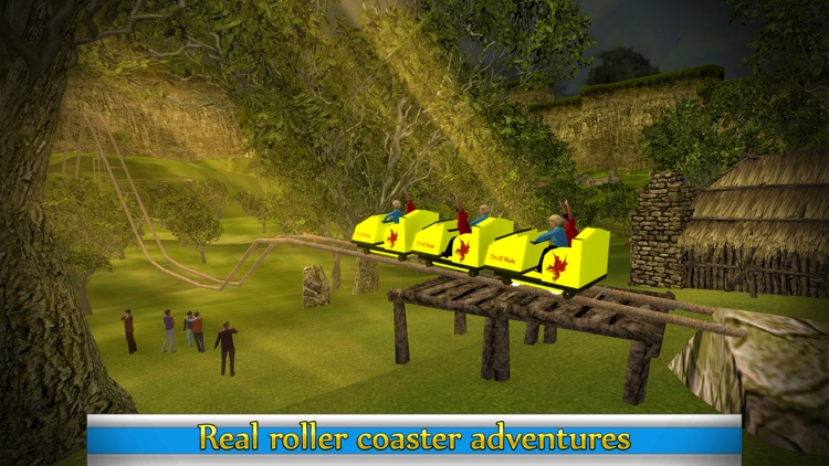 Roller Coaster Ride Simulator & Amusement Park 3d