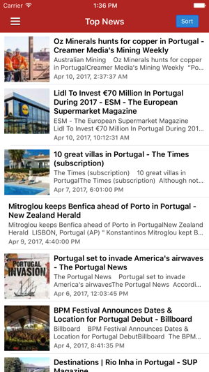 Portugal News English Today & Portuguese Radio(圖1)-速報App