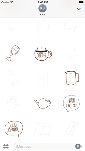 Animated Cute Coffee Stickers(圖4)-速報App